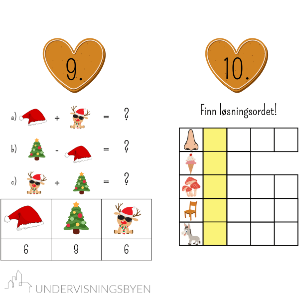10 poster med juletema / jul / uteskole / natursti / småtrinnet - Bilde 8