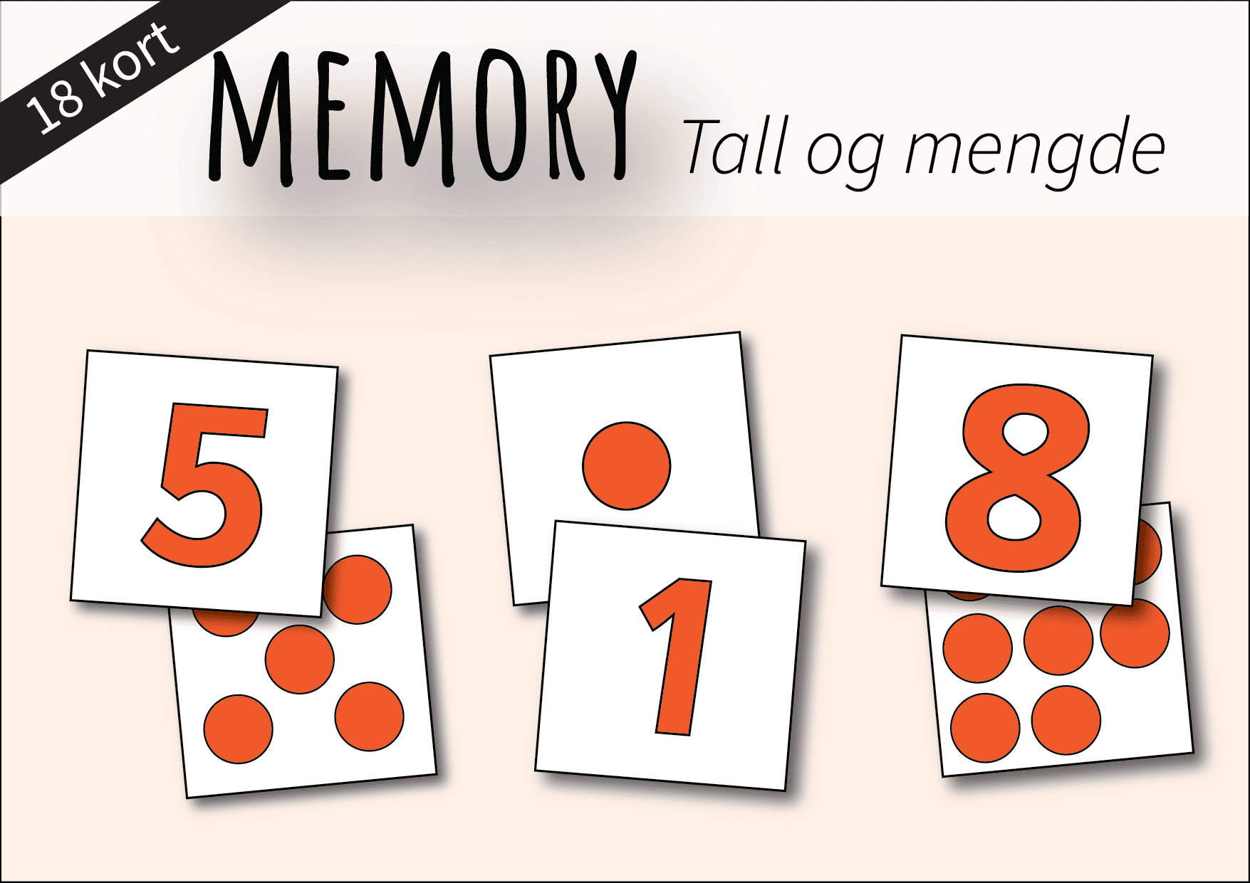 Memory: tall og mengde