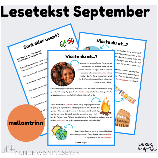 Lesetekst om september 5.-7.klasse BM+NN