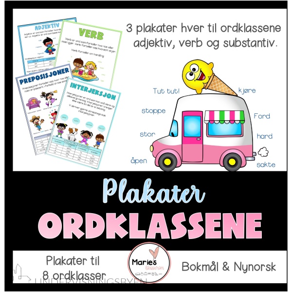 ORDKLASSEPLAKATER