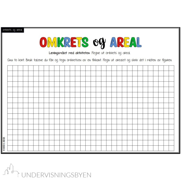 UNO - Brettspill omkrets og areal - Bilde 2