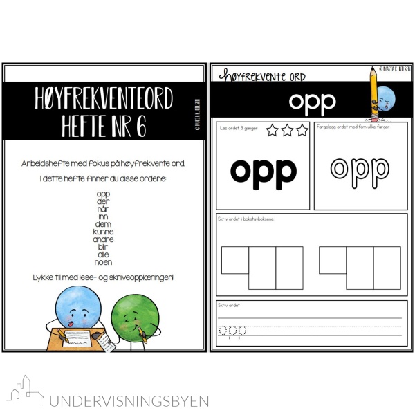 SAMLEPAKKE Høyfrekvente ord - 51-100