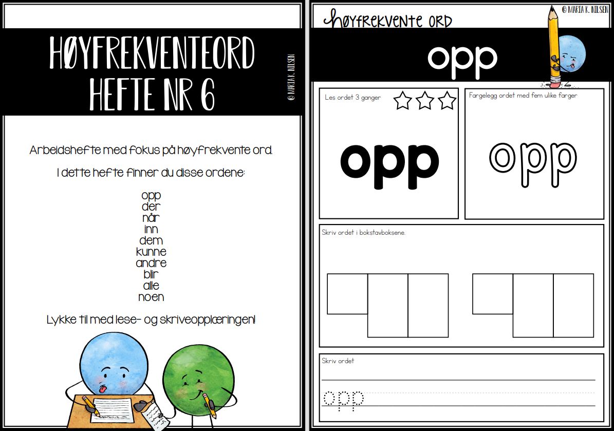 Høyfrekvente ord 6 – ord 51-60