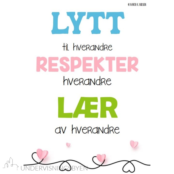 Plakat - Lytt, respekter og lær - Bilde 4