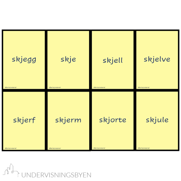 Sj-lyden og kj-lyden - øve sammensatte grafemer og fonemer med Alias. - Bilde 4