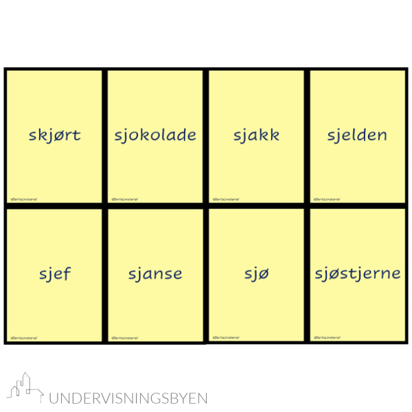 Sj-lyden og kj-lyden - øve sammensatte grafemer og fonemer med Alias. - Bilde 6