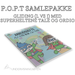Språklydspill (P.O.P.T): gliding-pakke med superhelttema