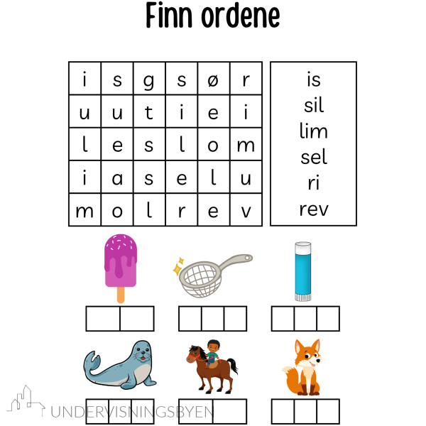 Finn ordene - Bilde 2