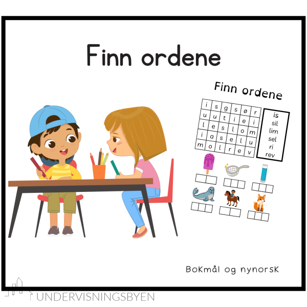 Finn ordene