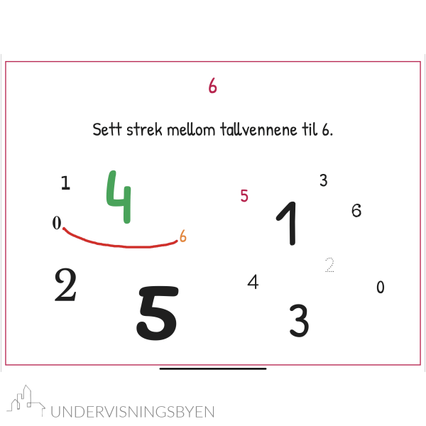 Min Digitale Øvebok - Matte 1 - Tallvenner 5-9 - Bilde 6