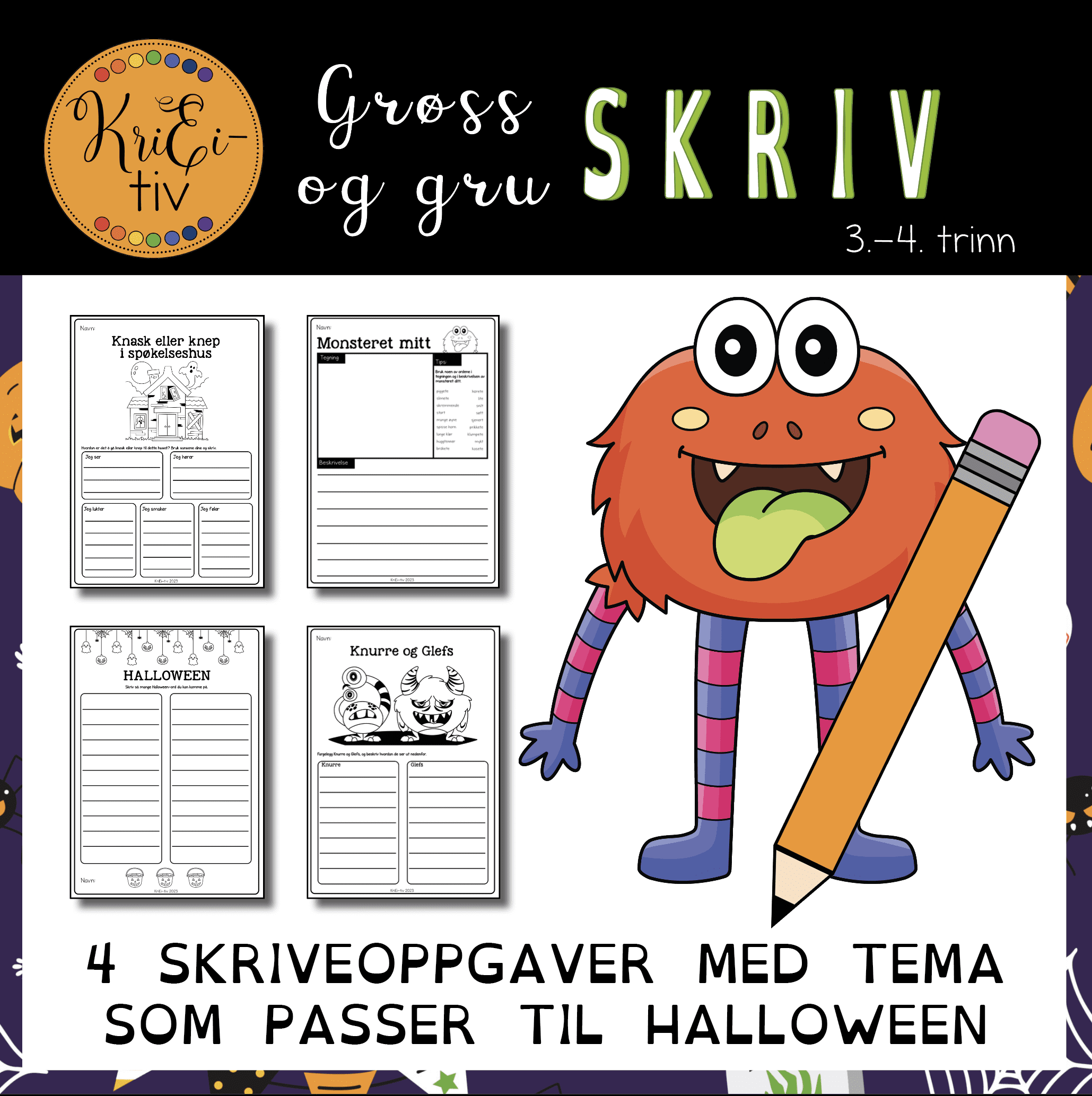 Grøss og gru SKRIV (BM)