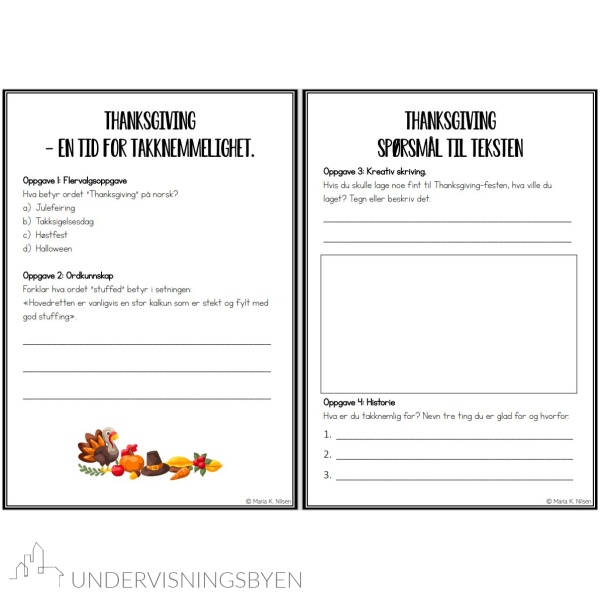 Arbeidshefte November småskolen - Bilde 4
