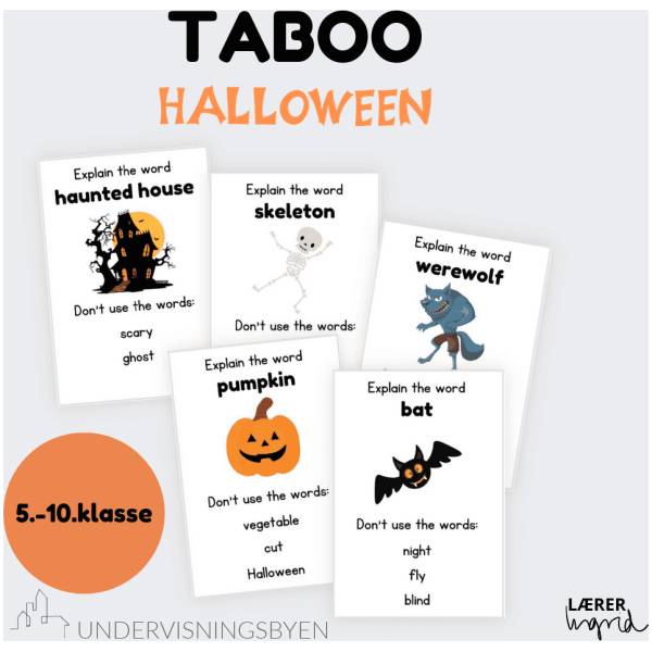 Tabu Halloween Engelsk