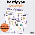 Postløype Halloween 20 spørsmål (ENG)