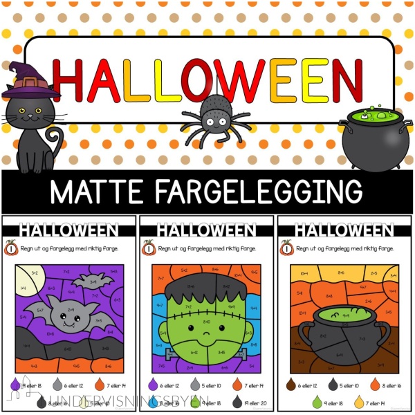 Halloween Matte Fargelegging