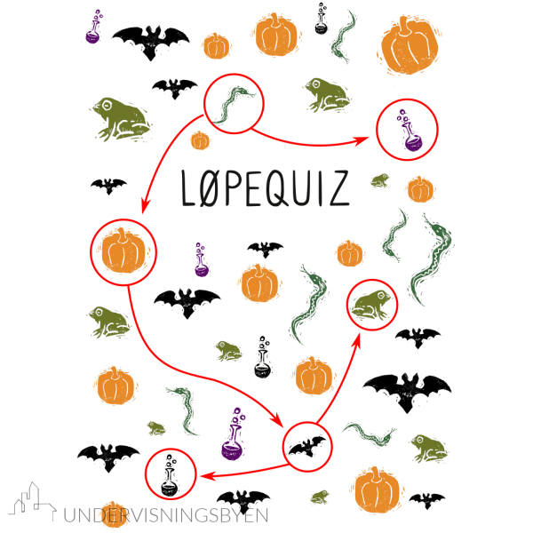 Løpequiz - Halloween