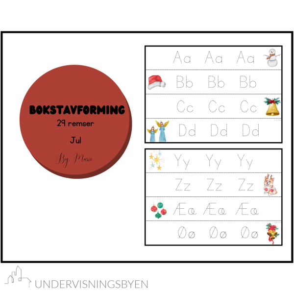 Bokstavforming - jul