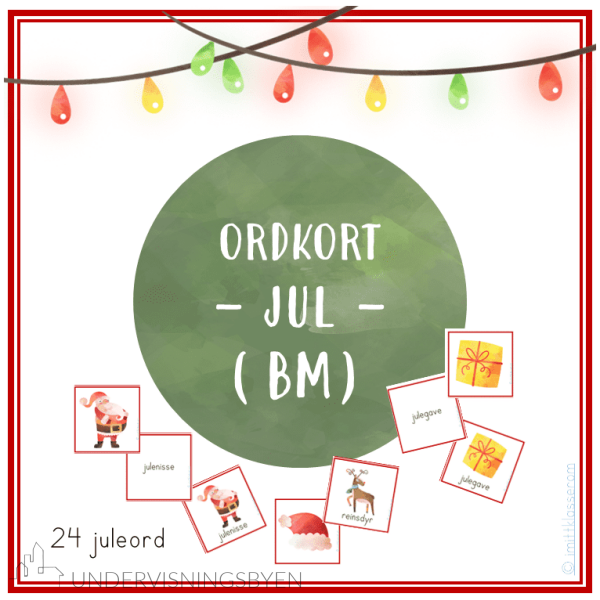 Ordkort - JUL (BM)