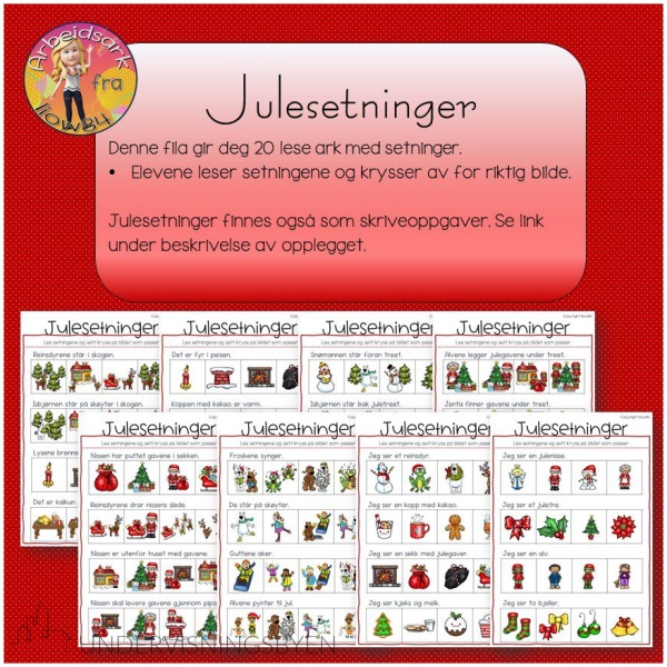 Julesetninger - lese