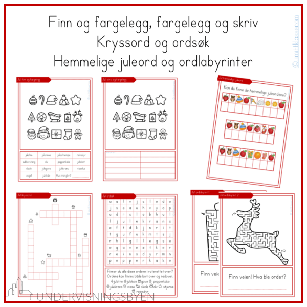 Samlepakke - Alle juleressurser fra I mitt klasserom - HALV PRIS! - Bilde 23
