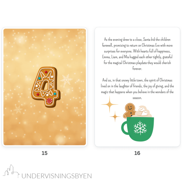 Julefortelling i 4 deler på norsk og engelsk / leselekse i desember? mellomtrinnet! - Bilde 9