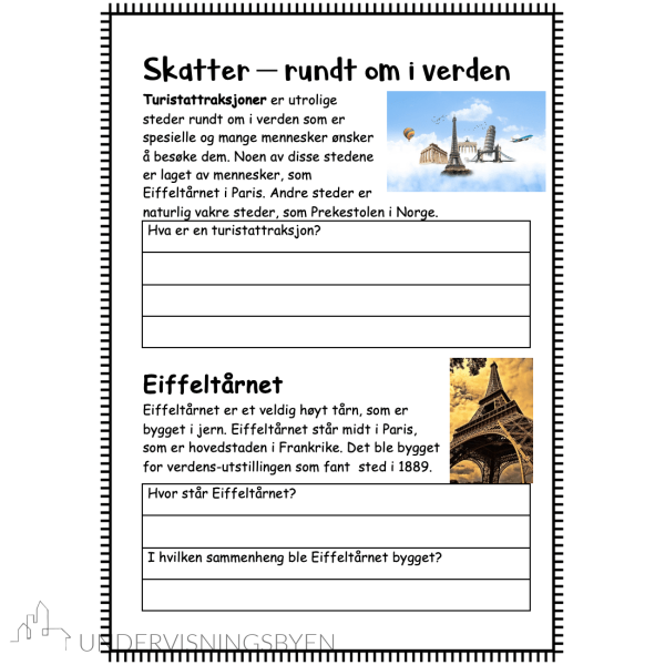 Skatter rundt om i verden