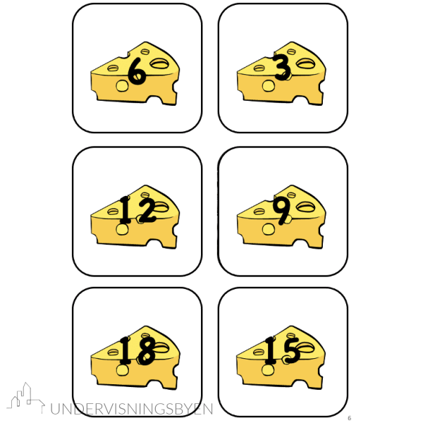Multiplikasjonskort - Bilde 3