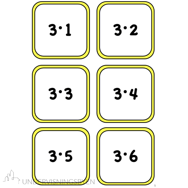 Multiplikasjonskort - Bilde 2