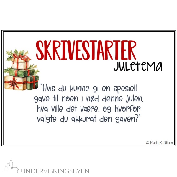 Skrivestartere - Jul - Bilde 3