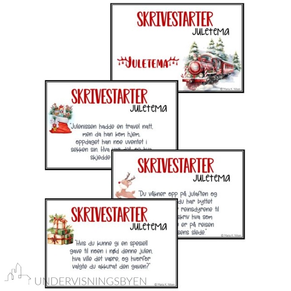 Skrivestartere - Jul