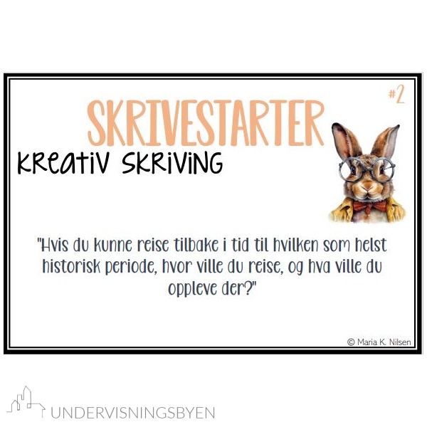 Skrivestartere - Kreativ skriving - Bilde 4