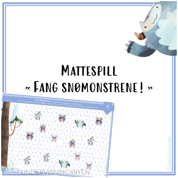Mattespill - Fang snømonstrene!