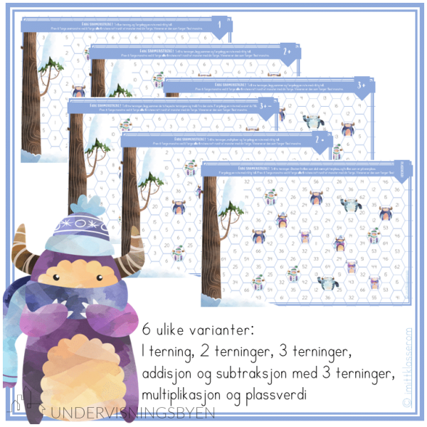 Mattespill - Fang snømonstrene! - Bilde 4