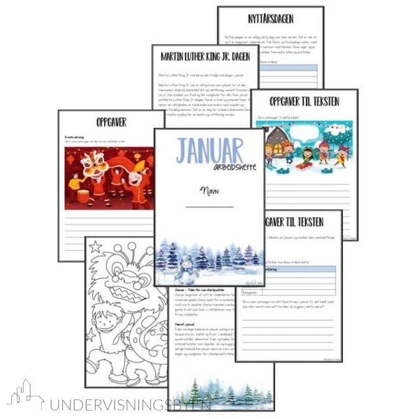 Arbeidshefte - januar 3.-4. trinn