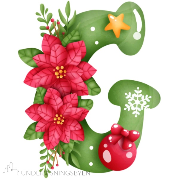 God jul bannere, 5 varianter - Bilde 2