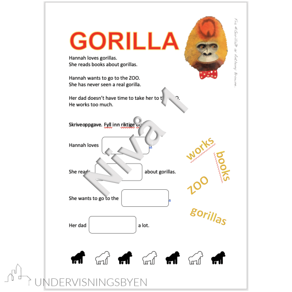 GORILLA Picture Book - Bilde 2