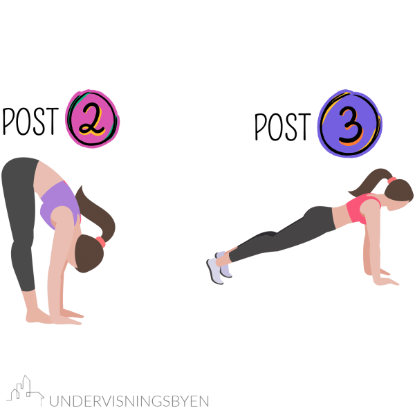 poster / kroppsøving / gym / uteskole / trening / 9 poster / med og uten tekst! - Bilde 7