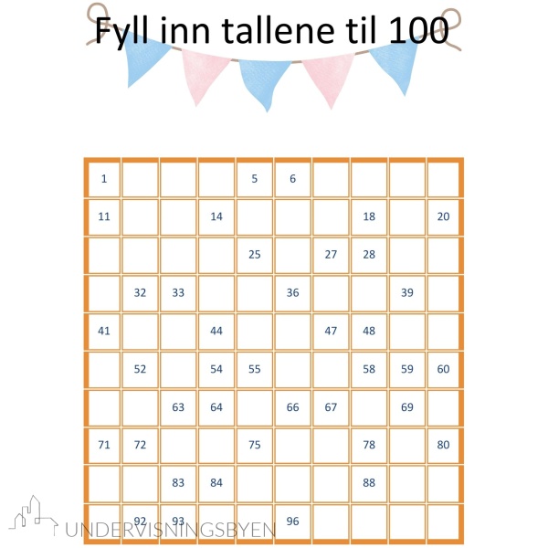 100 dagers fest - Bannere - arbeidshefte - diplom m.m - Bilde 15