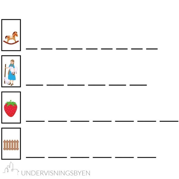 36 ord med j-lyden - arbeidsark/rettskriving/begrepstrening - Bilde 4