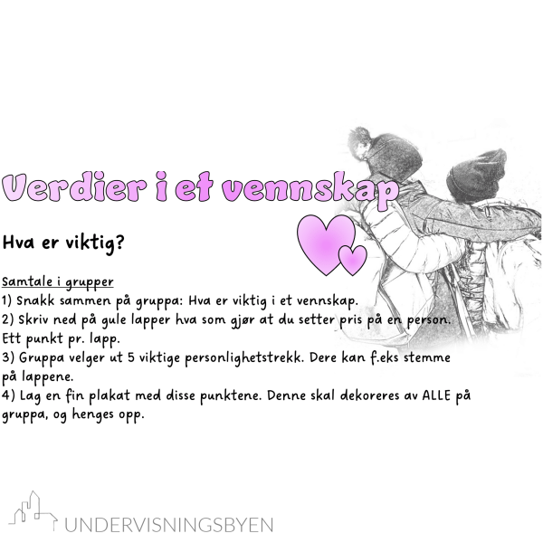 Verdier i et vennskap