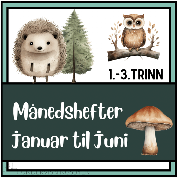 Månedshefter januar til juni 1.-3.trinn