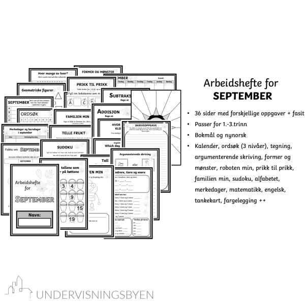 Arbeidshefte september 1.-3.trinn - Bilde 2
