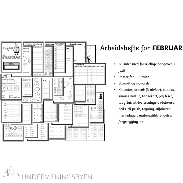 Arbeidshefte februar 1.- 3.trinn - Bilde 2