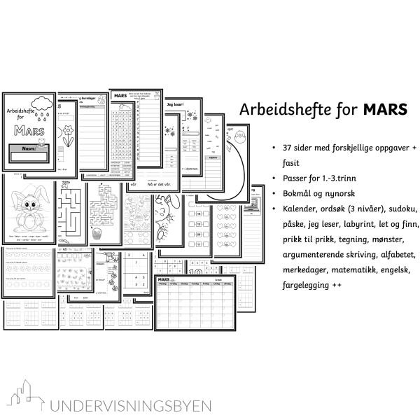 Arbeidshefte mars 1.-3.trinn - Bilde 2