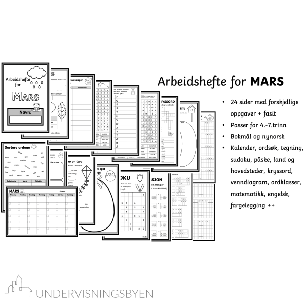Arbeidshefter mars 4.-7.trinn - Bilde 2