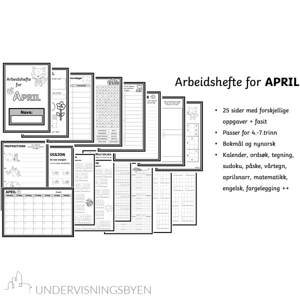 Arbeidshefte april 4.-7.trinn - Bilde 2