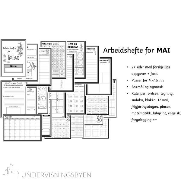 Arbeidshefte mai 4.-7.trinn - Bilde 2