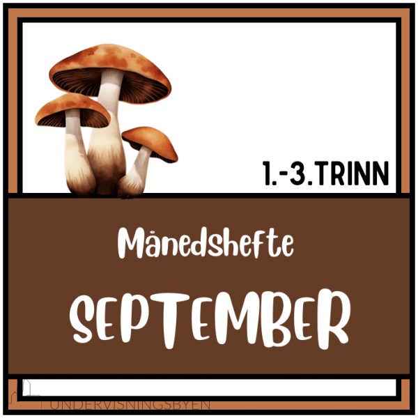 Arbeidshefte september 1.-3.trinn