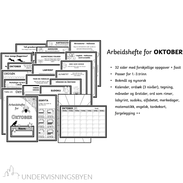 Arbeidshefte oktober 1.-3.trinn - Bilde 2
