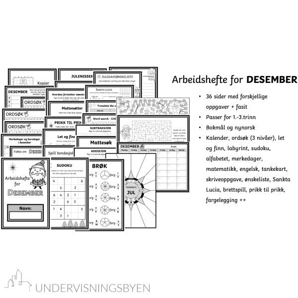 Arbeidshefte desember 1.-3.trinn - Bilde 2